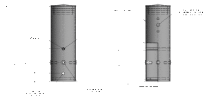 Two round pole top adapter brackets