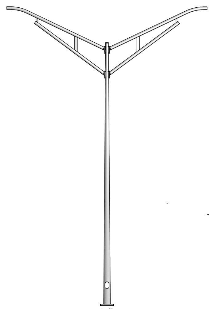 815' Twin Truss Upsweep Arms United Lighting Standards